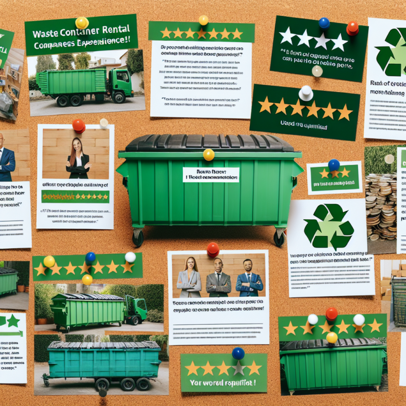 Ervaringen en recensies van verhuurbedrijven voor afvalcontainers